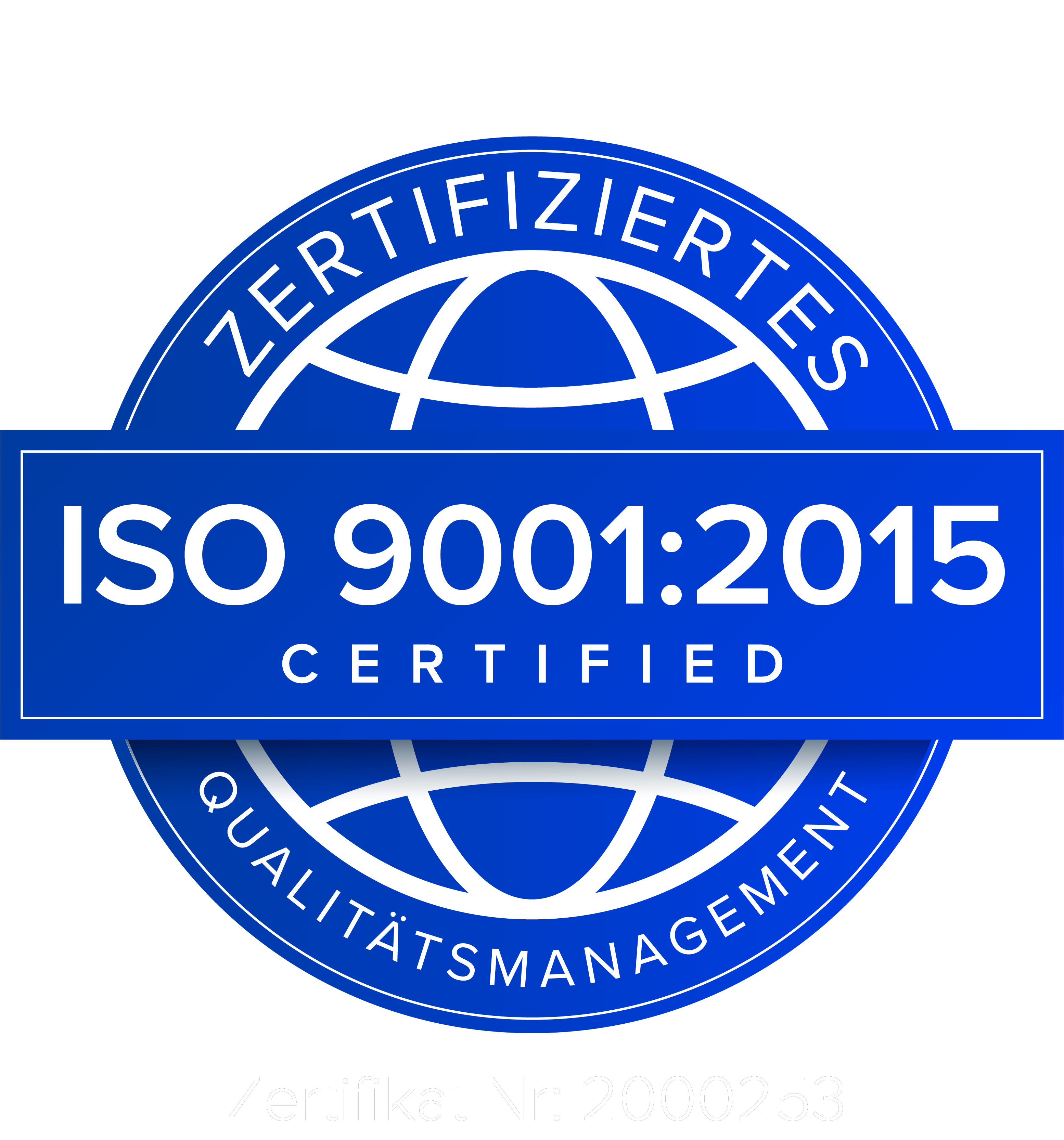 ISO Zertifikat SQ white