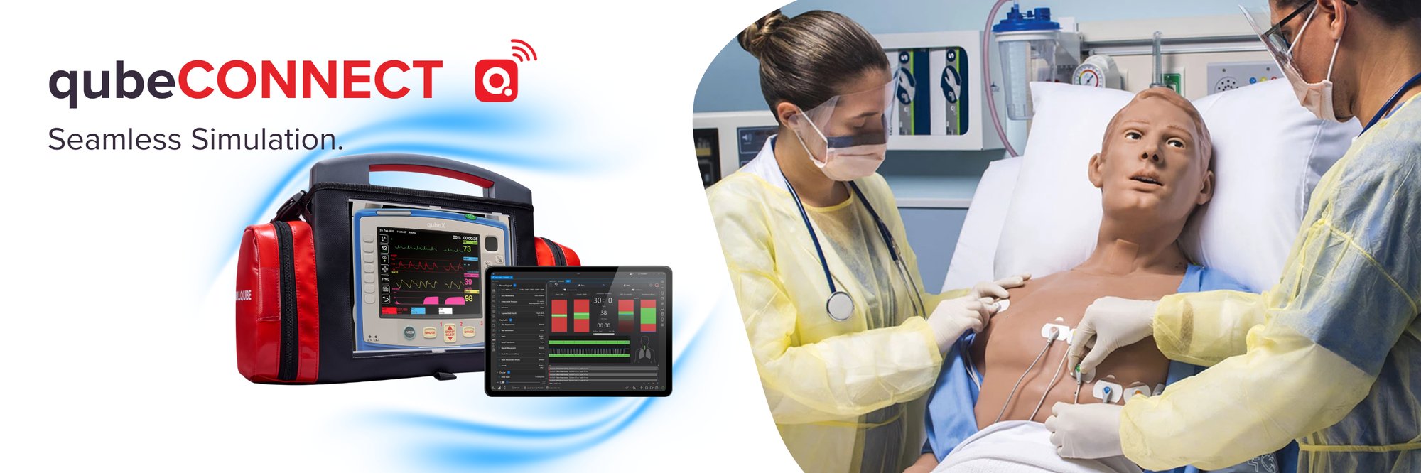 Website Gaumard qubeCONNECT